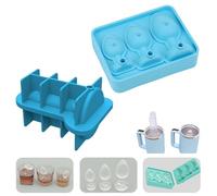 Stampo per cubetti di ghiaccio con forme divertenti, idea regalo per feste a tema bavaglio, in silicone, grande stampo per ghiaccio in silicone spesso, per cocktail, brandy e succhi di frutta