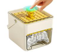 Stampo per cubetti di ghiaccio - Design a doppio strato con di pressione - Stampo per cubetti di ghiaccio per bevande - per cocktail Whisky Succo Limonata Yogurt Aperitivo Vita quotidiana