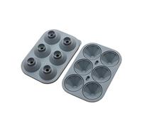 Stampo per cubetti di ghiaccio di forma irregolare in silicone rotondo per bevande creative e feste ghiaccioli che fanno vassoio in silicone