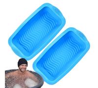 Stampo per cubetti di ghiaccio extra large, contenitore gigante, due forme riutilizzabili per tuffo freddo, grande vassoio con volume enorme, strumento per raffreddare, cassapance, scatole da pesca e