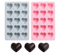 Stampo per Cubetti di Ghiaccio in Silicone | 2 Pezzi, Contenitore per Congelatore,Facile Sgancio delle Forme,per Casa, Feste in Famiglia, Compleanni, Matrimoni, Ristoranti, Hotel, Picnic, Campeggio