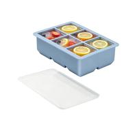 Stampo per cubetti di ghiaccio in silicone con grande capacità e a prova di | Stampo per cubetti di ghiaccio con facile estrazione per whisky, caffè, vino, succo, bourbon, cocktail, camper, casa