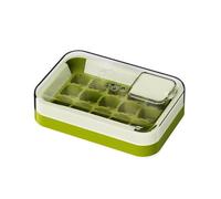 Stampo per cubetti di ghiaccio in silicone, grande capacità, riutilizzabile, con coperchio, 15 pezzi, facile rimozione, lavabile in lavastoviglie, grandi vassoi per cubetti di ghiaccio con coperchio