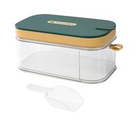 Stampo per cubetti di ghiaccio in silicone, riutilizzabile a 32 scomparti, con pala, flessibile, per il congelatore, per cocktail, vino, whiskey, bourbon, vodka, caffè, bevande fresche, frutta