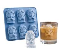 Stampo per cubetti di ghiaccio Mini Jesus, stampo per cubetti di ghiaccio 3D a forma di Gesù che prega, stampo in silicone per ghiaccioli religiosi, stampi per cubetti di ghiaccio 3D dalle (1PC)