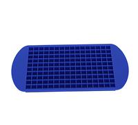 Stampo per cubetti di ghiaccio mini resistente alle alte temperature in silicone flessibile quadrato da 160 griglie per ristorante domestico (Cuadrícula 160 cuadrada azul)