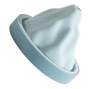 Stampo per Cubetti di Ghiaccio Montagna, in Silicone Blu | Casa e Negozio, Facile da Pulire e Usare, Forma Montagna, Include Imbuto per Uso Quotidiano