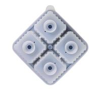 Stampo per cubetti di ghiaccio per cocktail, 4 scomparti per congelatore, forma 4 volte per cubetti grandi con facile estrazione, cucina, feste, bevande, preparazione di cocktail
