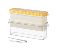 Stampo per cubetti di ghiaccio per congelatore con coperchio | Stampo per cubetti di ghiaccio con contenitore e coperchio - Set in silicone alimentare per cocktail, whisky, tequila, bevande e