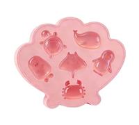 Stampo per cubetti di ghiaccio per congelatore, in silicone, con creature marine, per casa, cucina, bar, barbecue, feste estive, riunioni, whisky e cocktail