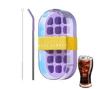 Stampo per cubetti di ghiaccio - per cubetti di ghiaccio e bollitore, vassoio riutilizzabile facile da sformare per casa, caffè, ristoranti e rinfrescanti di whisky cocktail bevande fresche