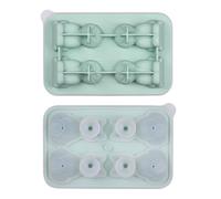 Stampo per cubetti di ghiaccio per gatti 3D - Vassoio per ghiaccio in silicone a 4 slot, creatore di cubetti di ghiacio riutilizzabile, stampo divertente fai-da-te, gadget per bevande da cucina |