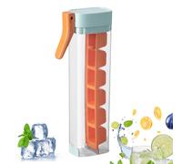 Stampo per cubetti di ghiaccio per whisky, scatola a 6 scomparti a prova di fuoriuscite | Contenitori di conservazione con per ghiaccio a forma di cubo - per bevande birra latte bourbon casa