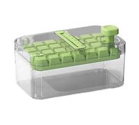 Stampo per cubetti di ghiaccio riutilizzabile a 6 scomparti, grande formato, con coperchio, facile rimozione per frigorifero, estate, picnic, campeggio, whisky, cocktail, bevande, succhi di frutta