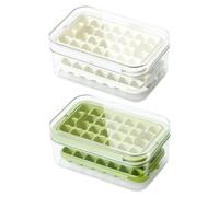 Stampo per cubetti di ghiaccio, riutilizzabile, trasparente, flessibile, facile da rimuovere con | Stampo per cubetti di ghiaccio con coperchio Cucina, Congelatore, Alimenti, Bevande, Whisky, Cocktail