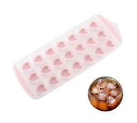 Stampo per cubetti di ghiaccio riutilizzabili a forma di cuore, in silicone alimentare, per cubetti di ghiaccio, whisky, cocktail, cioccolato, San Valentino, 1 pezzo