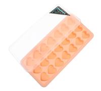 Stampo per Cubetti di Ghiaccio Rosa a Cuore in Silicone, Impilabile | Rilascio Facile, Salvaspazio, Forma a Cuore, per Cubetti Riutilizzabili e Ordine nel Congelatore