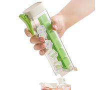 Stampo per cubetti di ghiaccio, senza contatto, per congelatore, per bevande come birra, latte, bourbon, per casa, appartamento, dormitorio, ufficio, campeggio, picnic