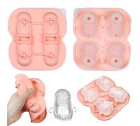Stampo per Cubetti di Ghiaccio,Stampo Ghiaccio Silicone,Ghiaccio Rigolo Vassoio,Senza BPA Stampi Ghiaccio Silicone,Riutilizzabile Contenitori,Facile da Smontare,Adatto per Whisky,Caffè,Cocktail