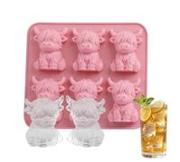 Stampo per Cubetti di Ghiaccio - Stampo in Silicone Riutilizzabile per Cubetti a Forma di delle Highland | Utensili da cucina e gadget | per cucina cibo feste bevute campeggio viaggi whisky cocktail v
