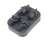 Stampo per cubetti di ghiaccio - Stampo per cubetti di ghiaccio con teschio 3D - stampi in silicone per Halloween, per feste in casa, bevande fresche