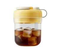 Stampo Per Cubetti Di Ghiaccio - Vassoio Per Cubetti Di Ghiaccio | Vassoio Per Stampi In Silicone, Pressa Portatile Per Erogare Con Manico E Cannuccia, Refrigeratore D'acqua A Rilascio Facile Del Cubo