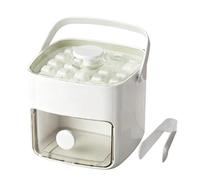 Stampo Per Cubetti Ghiaccio | Gadget Per Preparare Bevande Con Pinza Inclusa | Contenitore Scatola Per Forma Di Blocco Ghiaccio - Per Whiskey Bourbon Cocktail Caffè Vino Camper Casa Ristorante