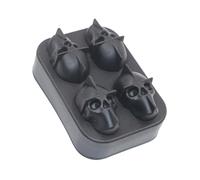 Stampo Per Cubetti Ghiaccio Teschio - Forma Scheletro Riutilizzabile Congelatore | Bacinella In Silicone | Accessorio Raffreddamento Whisky Cocktail Caffè Acqua Bevande Frigorifero Bar Festa