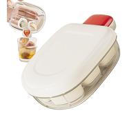 Stampo per cubo chill - produttore di vassoi di ghiaccio, contenitore per stampo da pressa a 6 griglie | Scatola per congelatore a rilascio facile, vassoio per cubetti di ghiaccio per cucina frigo