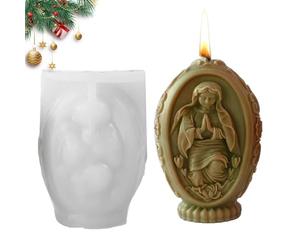 Stampo per decorazione pasquale, stampo per di Pasqua | Stampo per il sapone della Vergine Maria con decorazioni pasquali - antiaderenti per decorazioni pasquali per colata di resina epossidica, ornam