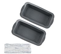 Stampo per di ghiaccio extra large, riutilizzabile, grande, portatile, 2 pezzi, in silicone, 2,1 kg, cubi giganti per congelatori o refrigeratori