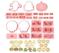 Stampo Per Dolci Halloween | 30 Pezzi Set Forme Biscotti Halloween,Accessori Sicuri Per Bambini Cucina Compleanno Feste Casalinghe