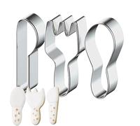 Stampo Per Dolci In Acciaio Inossidabile | 3 Pezzi Acciaio Inossidabile Cutter Con Design A Denti,Ad Anello Per Cottura Al Forno,Per Torte Dolci Amici Colleghi Casa Cucina Interno Esterno Amici Colleg