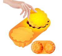 Stampo per Dolci in Silicone | Forma per Cioccolato Fatto in Casa a Forma di Zucca,Stampo da 2 Forme per Halloween Autunno Dolci Stagionali Cioccolato