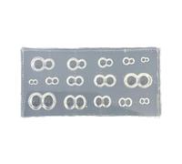 Stampo per espressioni di occhi per bambole in miniatura squisita espressione oculare stampo in resina per occhi eleganti stampi per gioielli accessori per la creazione di gioielli