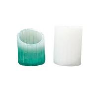 Stampo per fioriera creativa Stampi in silicone facili da usare Stampo per portapenne a forma cilindro Strumento per la creazione contenitori gioielli Strumenti per la creazione gioielli