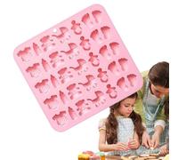 Stampo per fondente in silicone per bambini, stampo a tema baby shower, 35 celle Stampi per forno al cioccolato ripieno di caramelle - Stampe in gomma per bambini piccoli per compleanni, vacanze