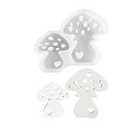 Stampo Per Funghi - Stampo In Resina Funghi Da 5,71x7,28 Pollici | Stampi A Forma Di Funghi In Resina, Stampo A Forma Di Funghi In Resina, Stampi Per Dolci Fondente V