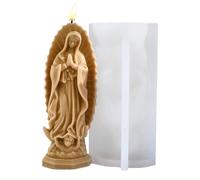 Stampo Per Fusione Della Statua Di Madre Maria - Resistente Alle Alte Temperature, Forma Di Sapone Fatto A Mano, Topper Per Decorazione Di Torte | Ornamento Religioso Cattolico Centrotavola Da Tavolo