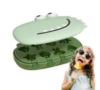 Stampo Per Gelati - Stampo In Silicone Con 8 Forme Per Creare Ghiaccioli,Coperchio a Forma di Dinosauro, Accessorio Multifunzionale per Cucina per Bambini e Adulti Ideale per Feste ed Eventi