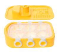 Stampo per Gelato in Silicone e Plastica per Giallo | Ghiaccioli Fatti in Casa, Semplice da Usare Uso Estivo, e Momenti Genitore Figlio