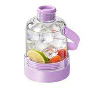 Stampo per Ghiaccio,400 ml 2 in 1 Portatile Riutilizzabile,Bottiglia per Produrre Ghiaccio - per Caffè Freddo, Cocktail, Whiskey, Viaggi, Casa, Ufficio, Spiaggia, Picnic