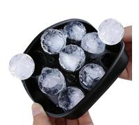 Stampo per Ghiaccio 9 Scomparti in Silicone Riutilizzabile a Rilascio