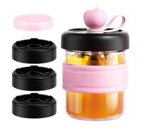 Stampo per Ghiaccio a Bottiglia - Bicchiere a Prova di Perdite,da Caffè con Stampo per Cubetti,per Cocktail, Ufficio, Campeggio, Spiaggia, Picnic, Viaggi, Piscina, Casa, Appartamento,