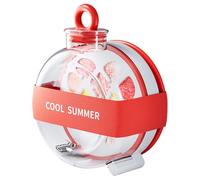 Stampo per ghiaccio a forma di bottiglia - Bottiglia per il ghiaccio a pressione - Accessorio da cucina portatile e riutilizzabile per casa, ristorante, caffetteria e negozi