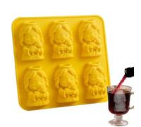 Stampo per ghiaccio a forma di cubo, 6 cavità, Jesus Easy Release, Food Grade Silicone | Cube Ice Tray Molds | 3D Jesus and Lamb Tray for Home Bar Freezer Whiskey Cocktail Bourbon Drink Juice Candy