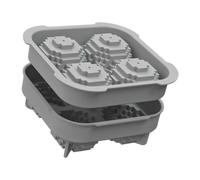 Stampo per ghiaccio a forma di, in silicone, morbido, a rilascio facile, per cioccolato, salsa alla vaniglia, budino, cocktail, whisky