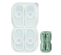 Stampo per ghiaccio a forma di in silicone, per uso alimentare, facile rilascio, accessorio da , gadget da cucina a forma di per whisky, frigorifero, cocktail, congelatore