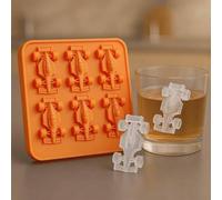 Stampo per ghiaccio a forma di macchina da corsa a forma di macchina da corsa, stampo in silicone a 6 cavità a forma di auto da corsa 3D a forma di macchina da corsa, vassoio per cubetti di ghiaccio e