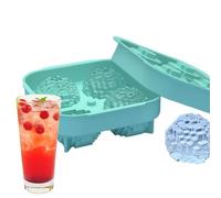 Stampo per ghiaccio a forma di pallina da golf, in morbido silicone, facile da rilasciare, in 4 forme, per whisky, ghiaccio, cocktail, vodka, succhi di frutta, gelatina, cioccolato, salsa alla